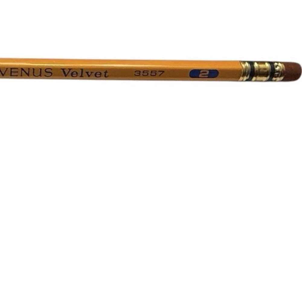 Vintage Venus Velvet Blue Band No.2 Medium Soft Pencils #3557 Box Of 1 Doz.